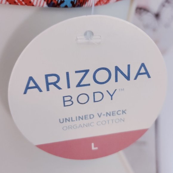 Arizona Body Organic Cotton V Neck Bralette - Picture 6 of 8